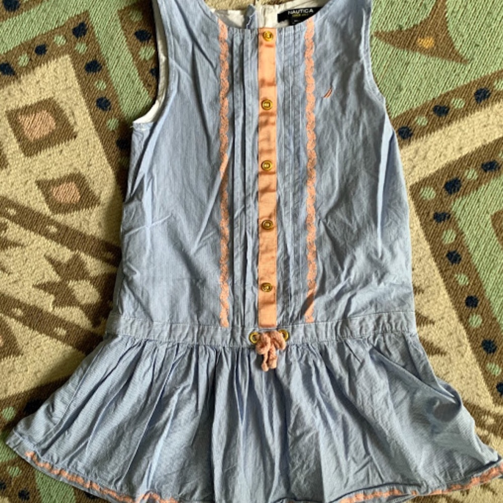 Nautica Pinstripe Summer Dress Size 6